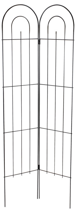 Spaljé Hopfällbar Svart 150 cm
